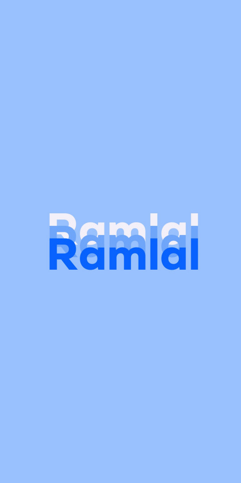 Free photo of Name DP: Ramlal
