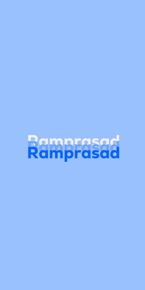 Free photo of Name DP: Ramprasad