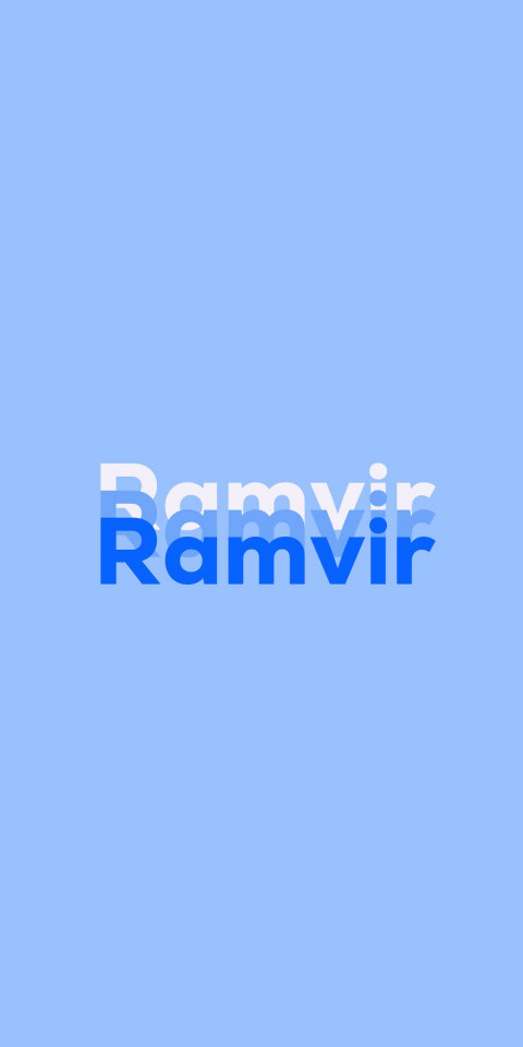 Free photo of Name DP: Ramvir