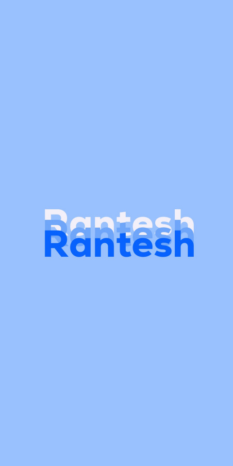 Free photo of Name DP: Rantesh