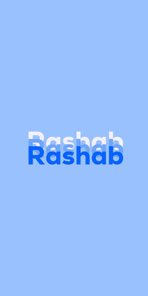 Free photo of Name DP: Rashab