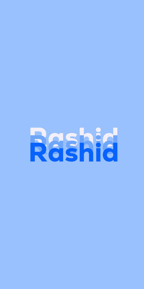 Free photo of Name DP: Rashid