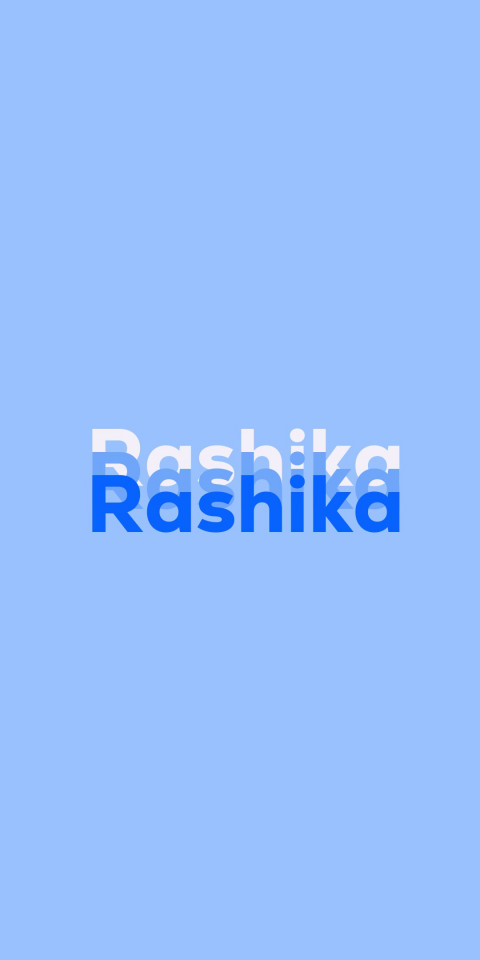 Free photo of Name DP: Rashika
