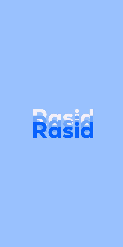 Free photo of Name DP: Rasid