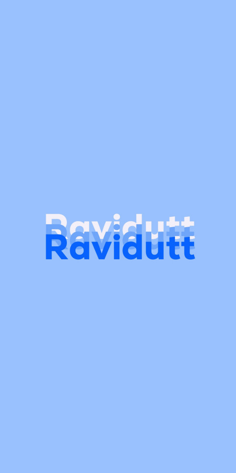 Free photo of Name DP: Ravidutt