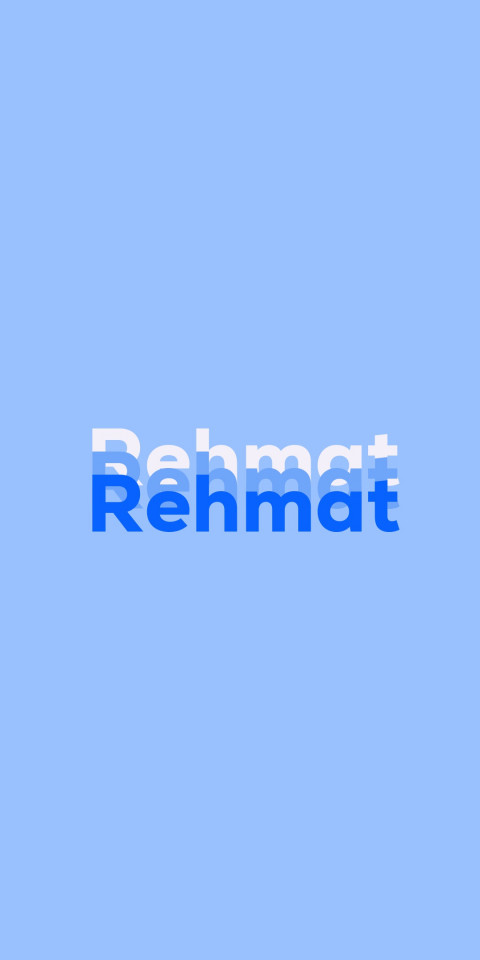 Free photo of Name DP: Rehmat