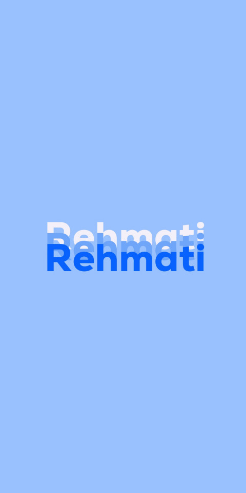 Free photo of Name DP: Rehmati