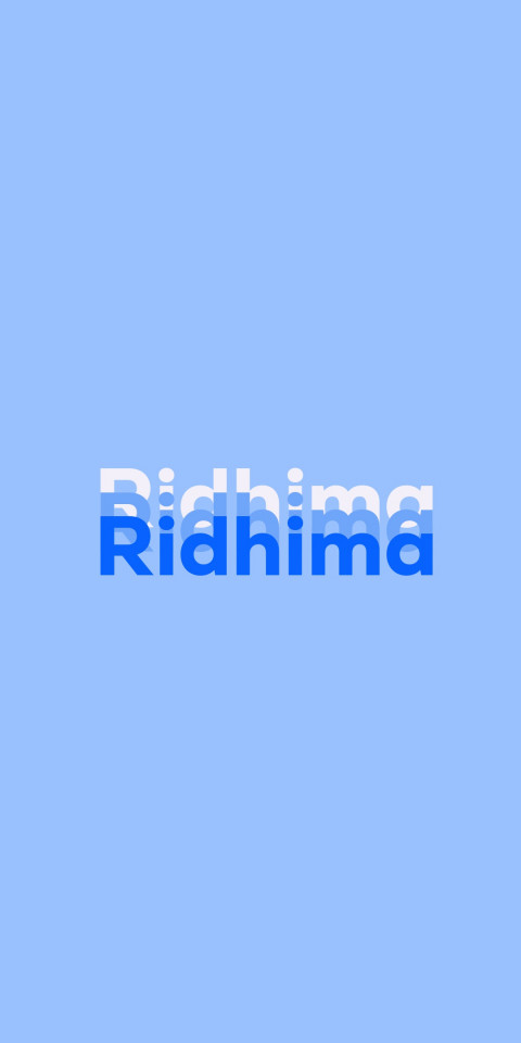 Free photo of Name DP: Ridhima