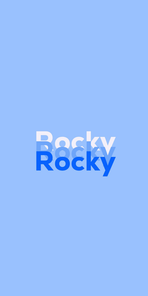 Free photo of Name DP: Rocky