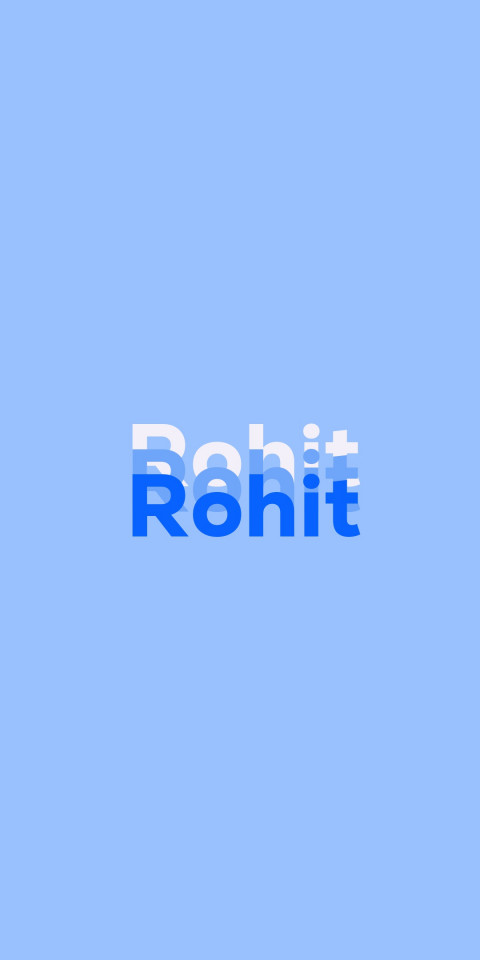 Free photo of Name DP: Rohit