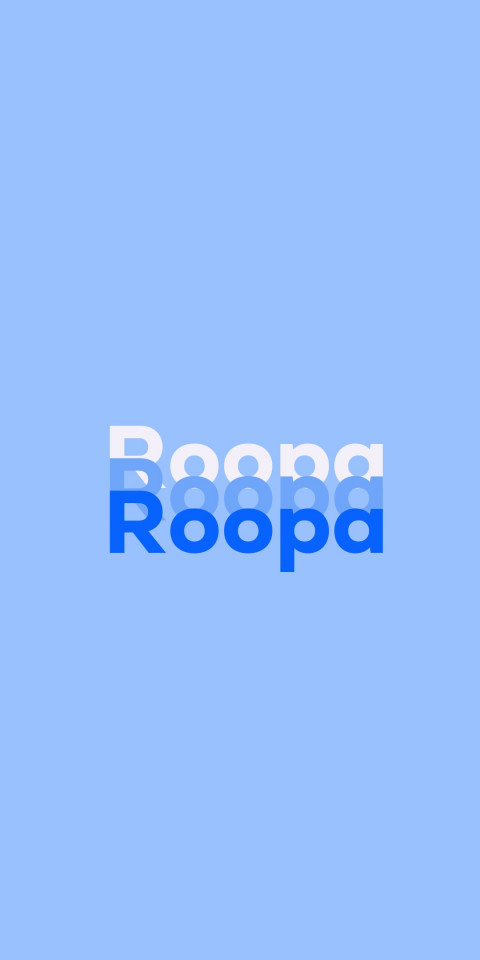 Free photo of Name DP: Roopa