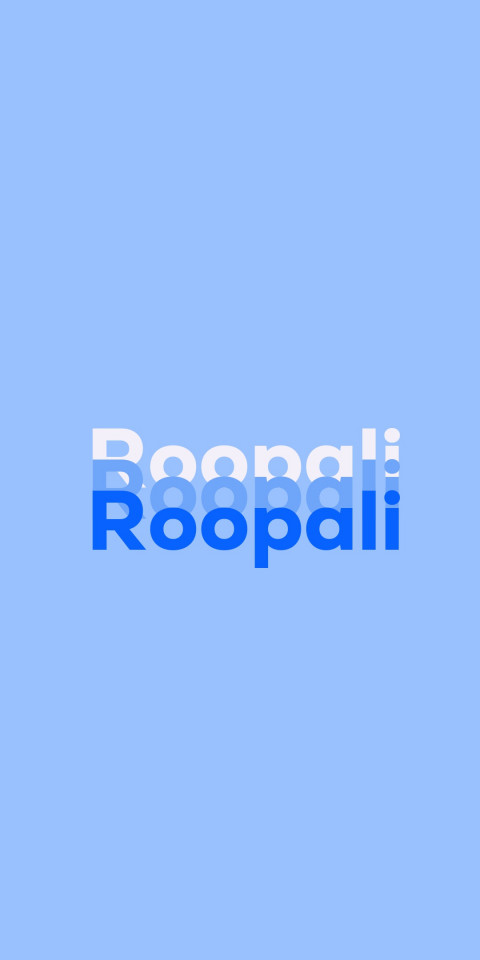 Free photo of Name DP: Roopali