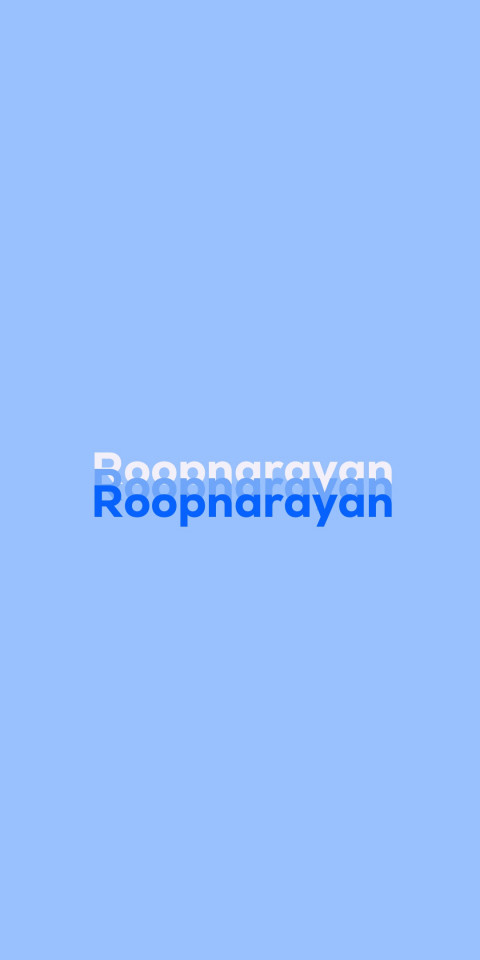 Free photo of Name DP: Roopnarayan