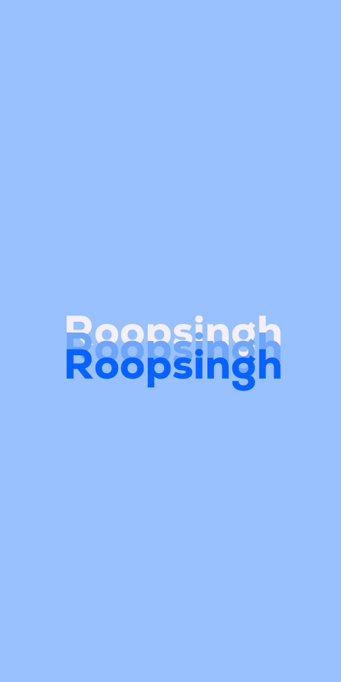 Free photo of Name DP: Roopsingh