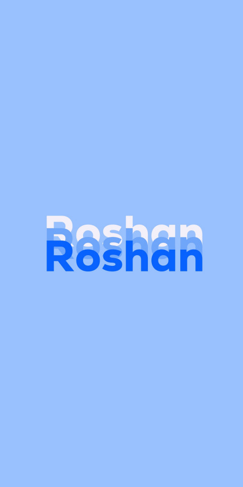 Free photo of Name DP: Roshan