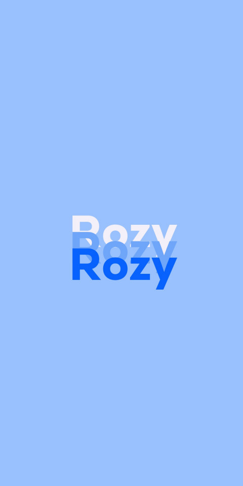 Free photo of Name DP: Rozy