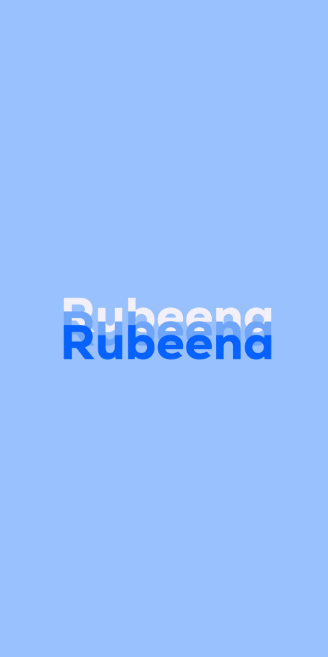 Free photo of Name DP: Rubeena