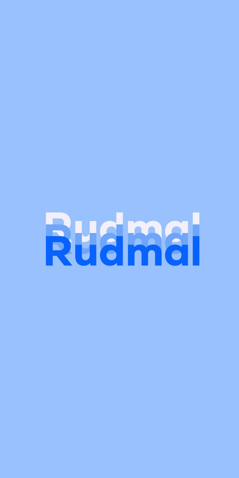 Free photo of Name DP: Rudmal