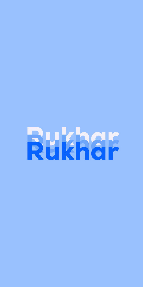 Free photo of Name DP: Rukhar