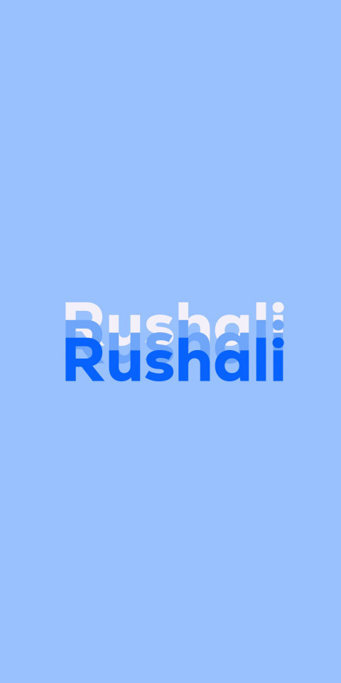 Free photo of Name DP: Rushali