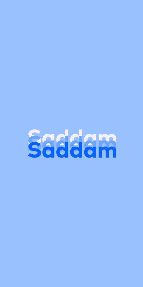Free photo of Name DP: Saddam