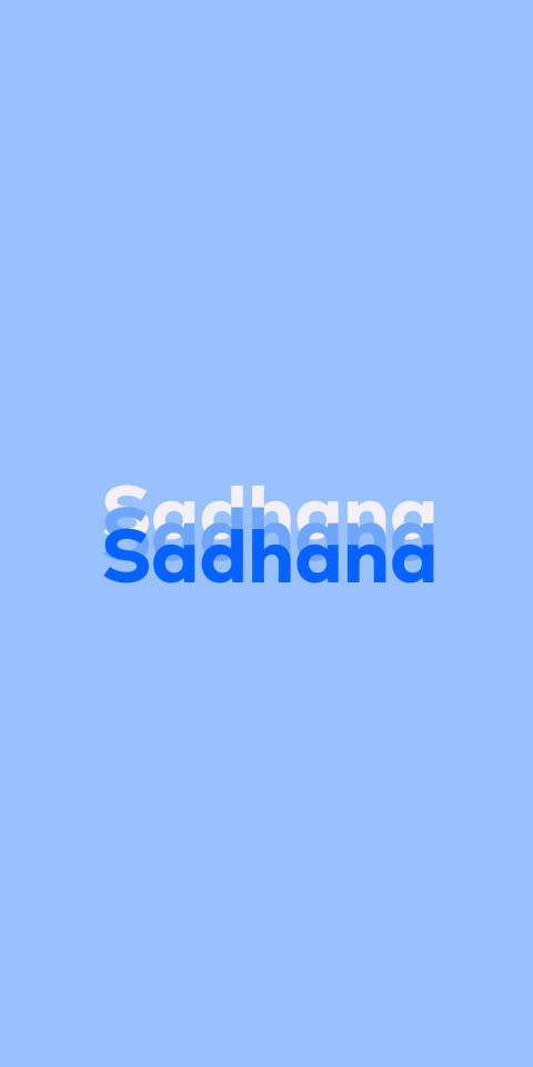 Free photo of Name DP: Sadhana