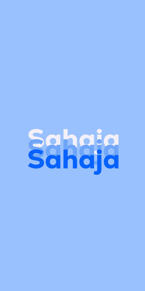 Free photo of Name DP: Sahaja