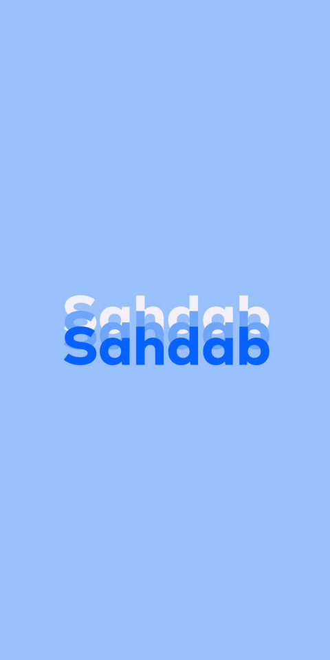 Free photo of Name DP: Sahdab