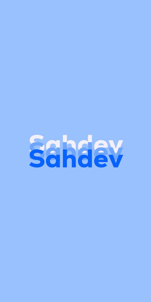 Free photo of Name DP: Sahdev