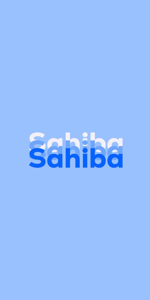Free photo of Name DP: Sahiba