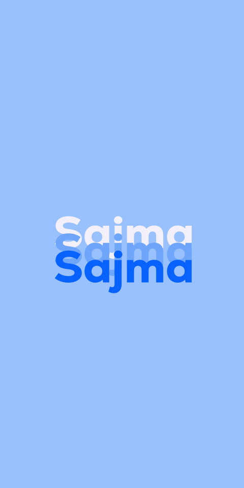 Free photo of Name DP: Sajma