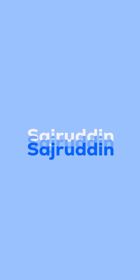 Free photo of Name DP: Sajruddin