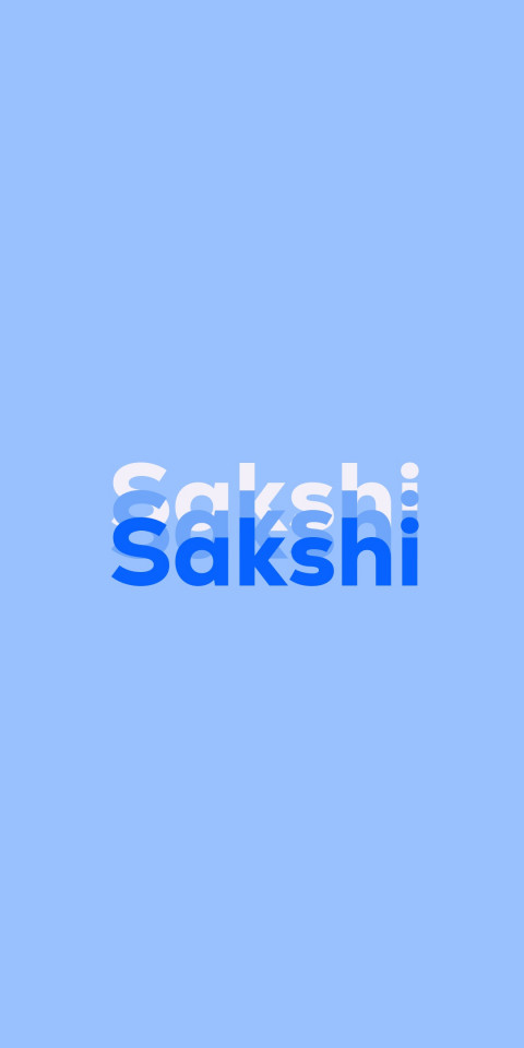 Free photo of Name DP: Sakshi