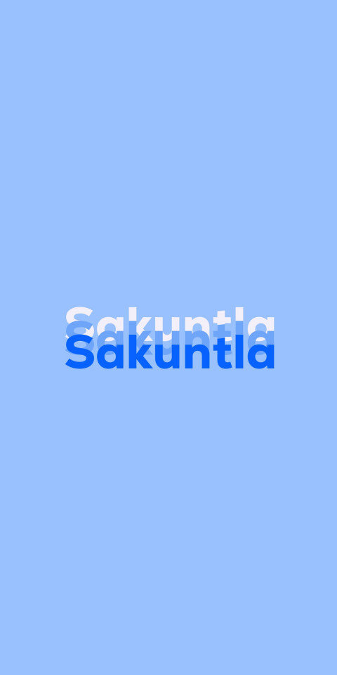 Free photo of Name DP: Sakuntla