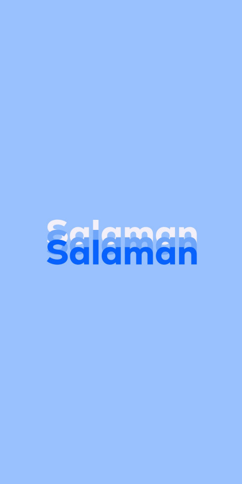 Free photo of Name DP: Salaman