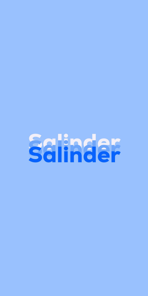 Free photo of Name DP: Salinder