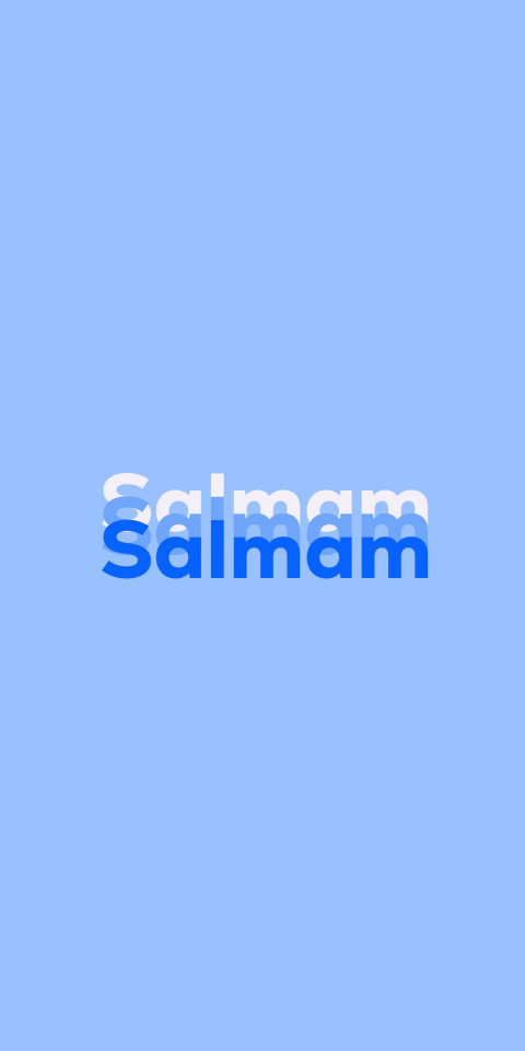 Free photo of Name DP: Salmam