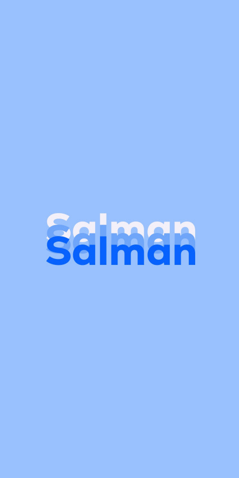 Free photo of Name DP: Salman
