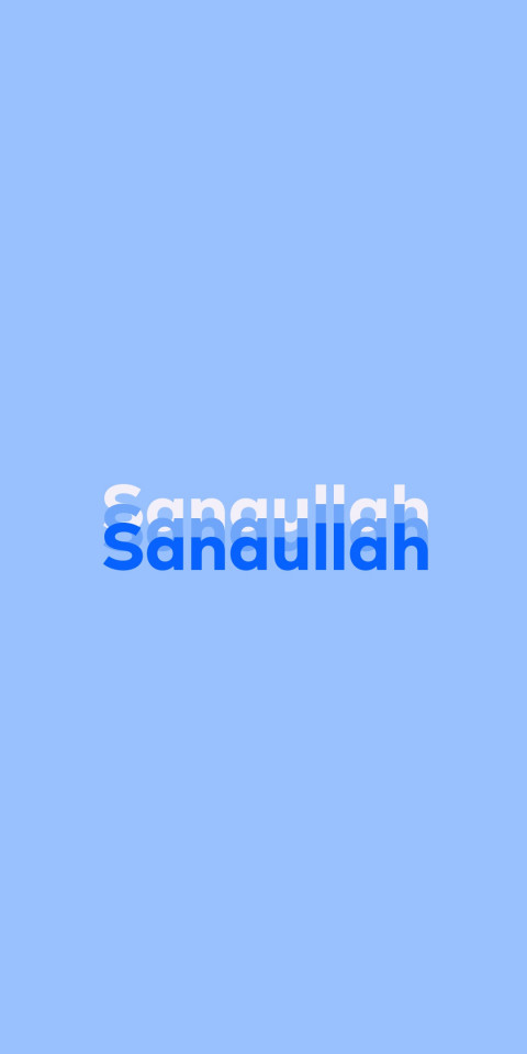 Free photo of Name DP: Sanaullah