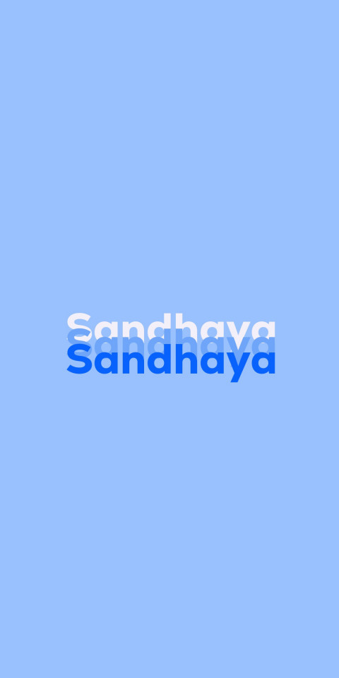 Free photo of Name DP: Sandhaya