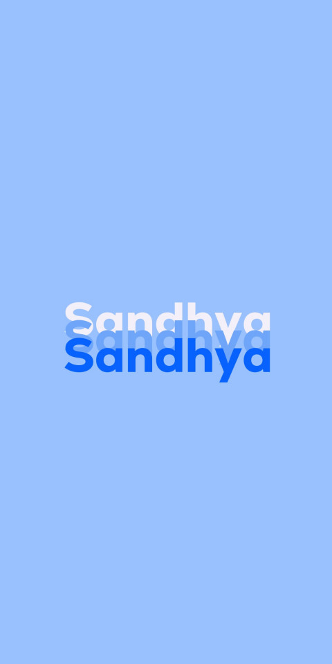 Free photo of Name DP: Sandhya
