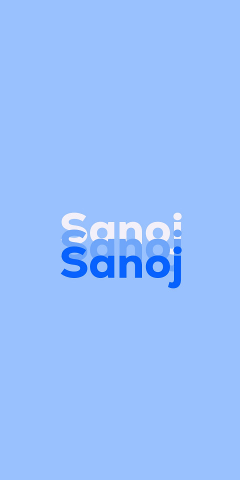 Free photo of Name DP: Sanoj