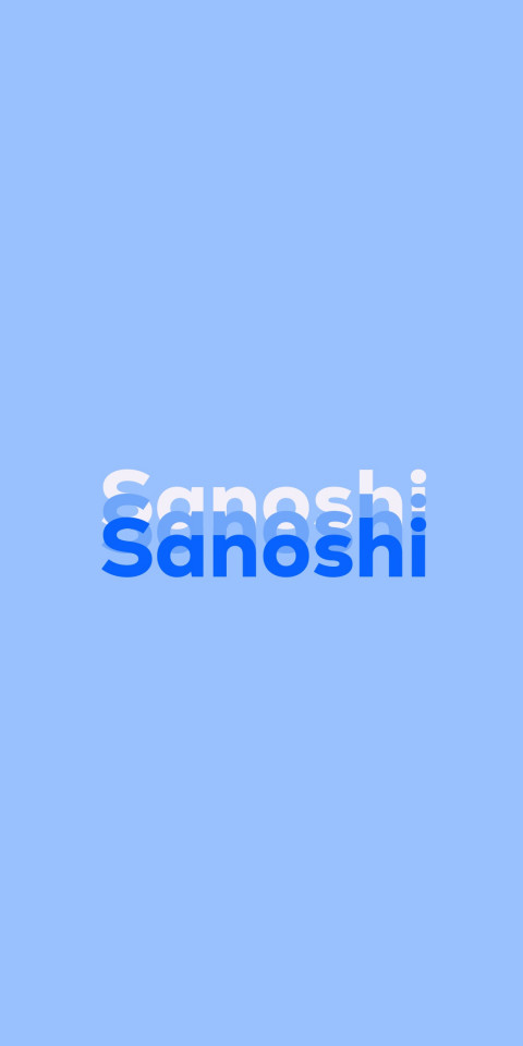 Free photo of Name DP: Sanoshi