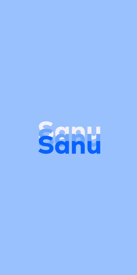 Free photo of Name DP: Sanu