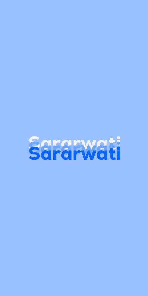 Free photo of Name DP: Sararwati