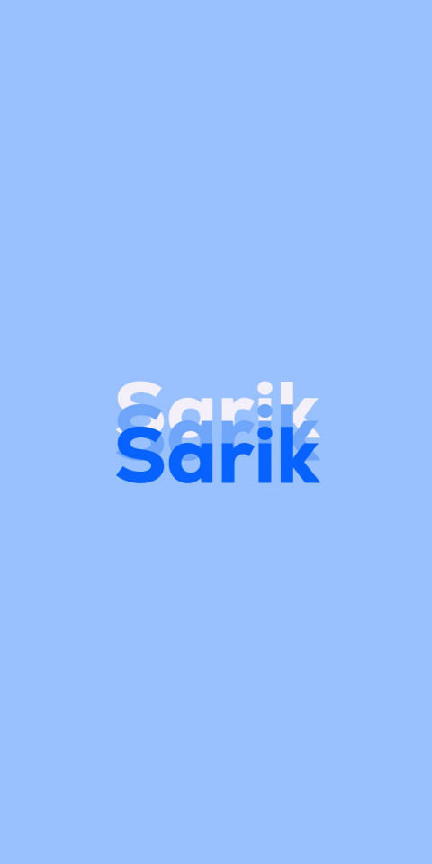 Free photo of Name DP: Sarik