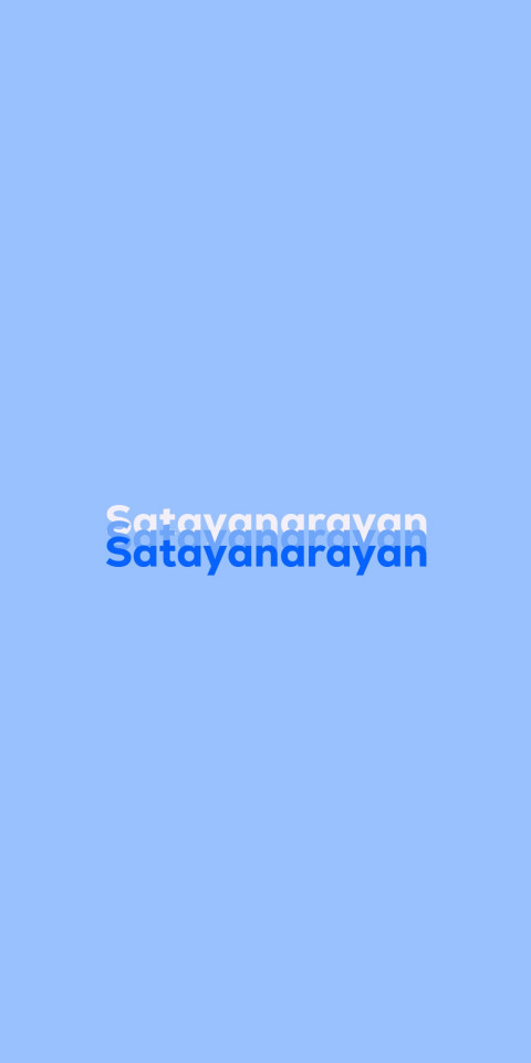 Free photo of Name DP: Satayanarayan