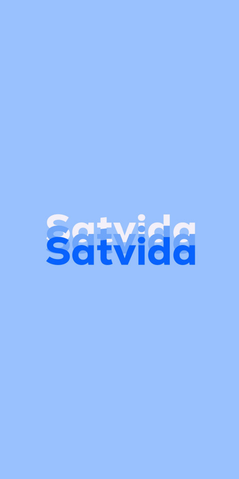 Free photo of Name DP: Satvida