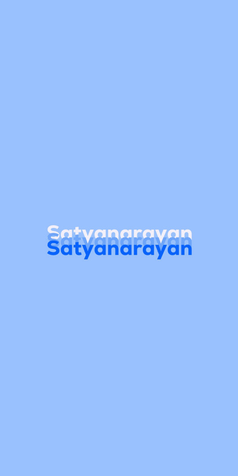 Free photo of Name DP: Satyanarayan