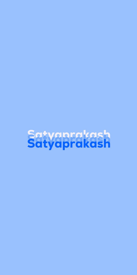 Free photo of Name DP: Satyaprakash